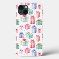 Christmas Gift Boxes Pattern. Gift Boxes Pattern