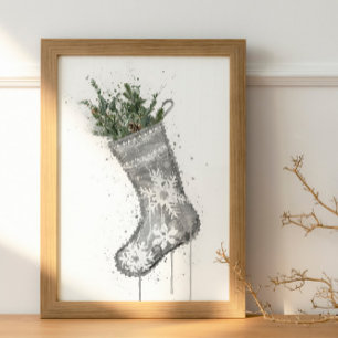 Christmas Gift Christmas Stocking Poster