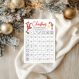 Christmas Gift Exchange Dice Game   Roll the Dice