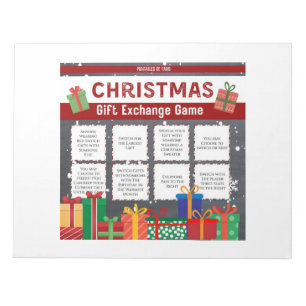 christmas gift exchange ideas for work notepad