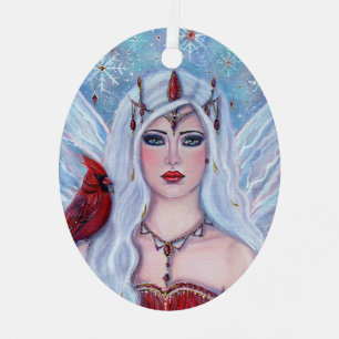 Christmas gift  Fairy By Renee Lavoie  Metal Tree Decoration