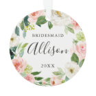 Christmas Gift for Bridesmaid | Floral Bridesmaid