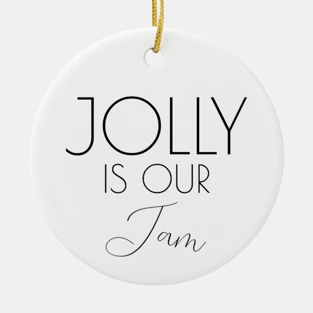 Christmas Gift for Church Choir Ceramic Ornament (Front)