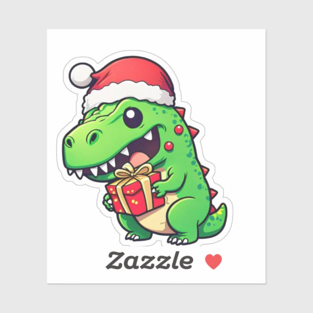 Christmas gift giving dinosaur (Sheet)
