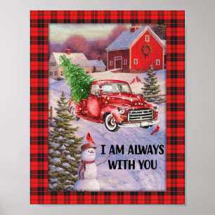 Christmas Gift I Am Always With You Poster