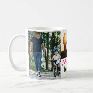 Christmas Gift Merry Bright Custom Photo Coffee Mug