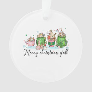 Christmas Gift Merry Christmas Yall Ornament