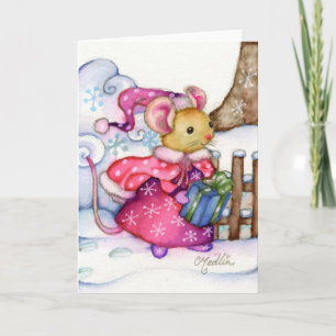 Christmas Gift Mouse Card