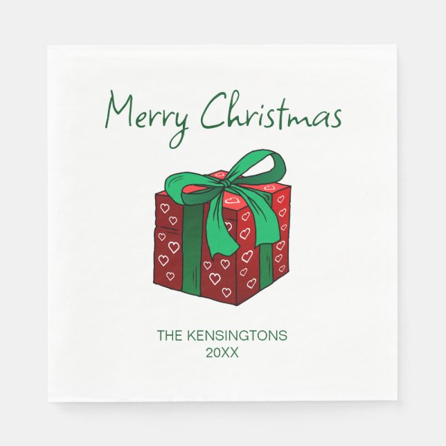 Christmas Gift Napkin (Front)