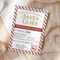 Christmas Gift Package Shipping Delay Notification