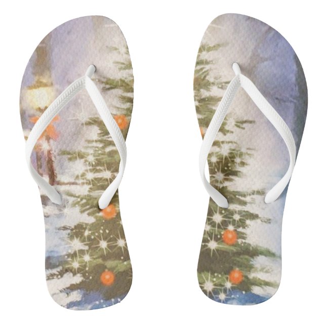 CHRISTMAS GIFT Pair of Flip Flops  (Footbed)