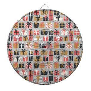 Christmas Gift Pattern Dartboard