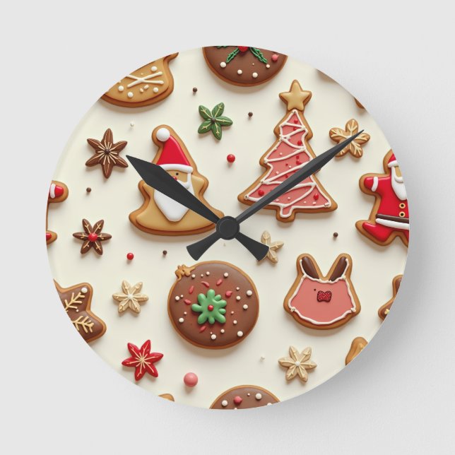 christmas gift round clock (Front)