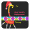 Christmas Gift Sticker (Giraffe) - Customisable