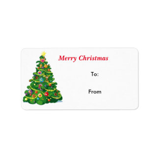 Christmas gift tag