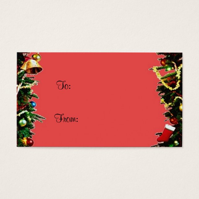 Christmas Gift Tag (Front)