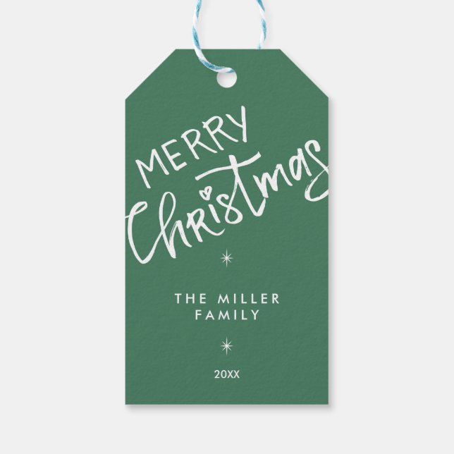 Christmas Gift Tag – Festive (Back)