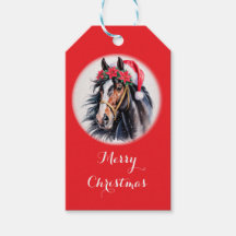Christmas Gift Tag for Horse Lovers
