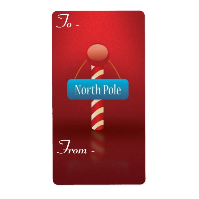 Christmas Gift Tag Labels (Front)