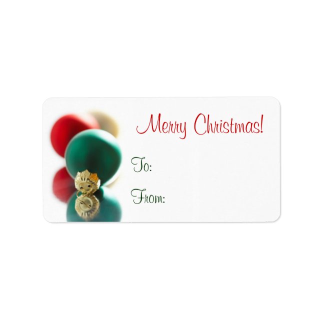 Christmas Gift Tag Labels (Front)