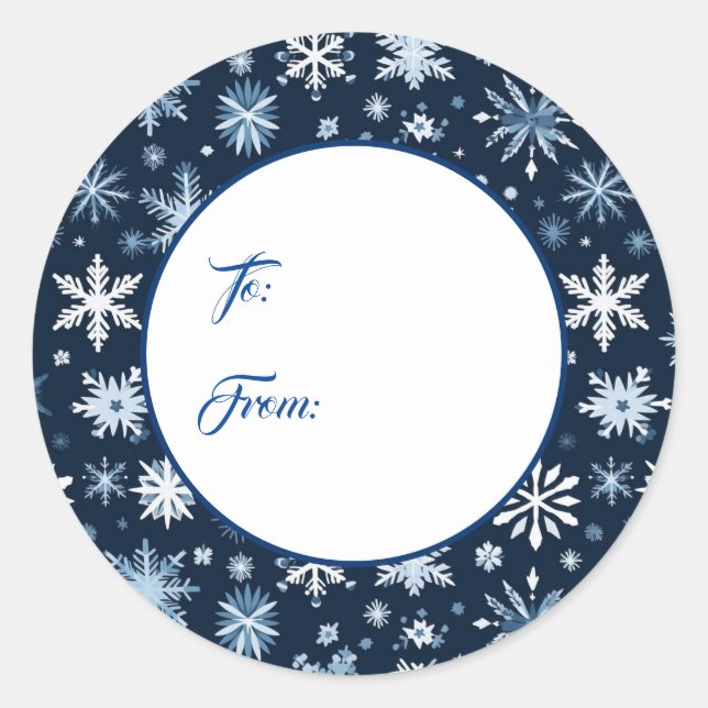 Christmas Gift Tag Stickers (Front)
