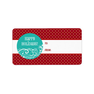 Christmas Gift Tag Stickers