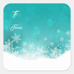 Christmas Gift Tag Stickers