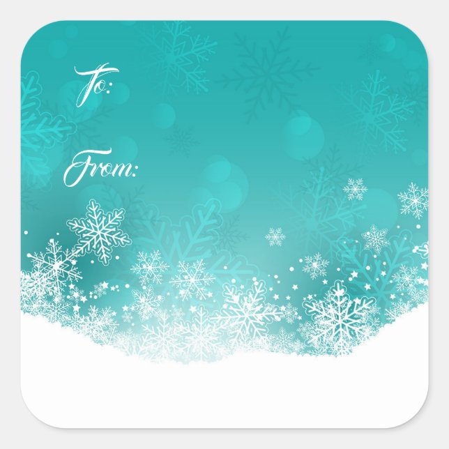 Christmas Gift Tag Stickers (Front)