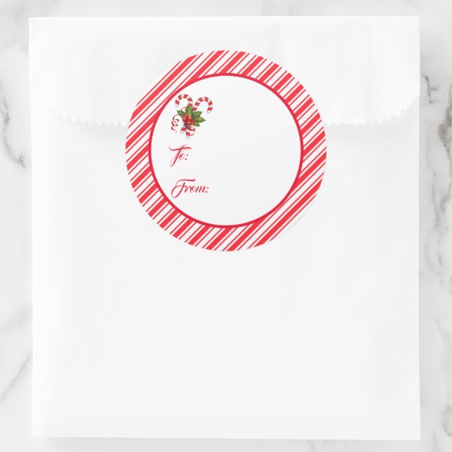 Christmas Gift Tag Stickers (Bag)