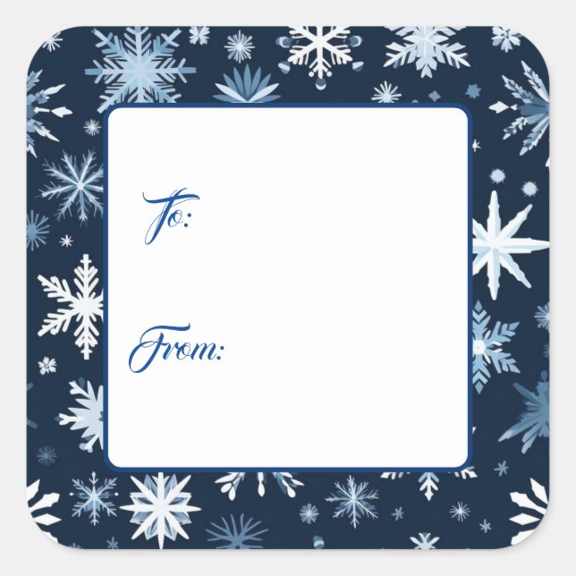 Christmas Gift Tag Stickers (Front)