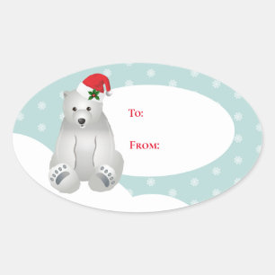 Christmas Gift Tag Stickers