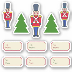  Christmas Gift Tag Stickers 
