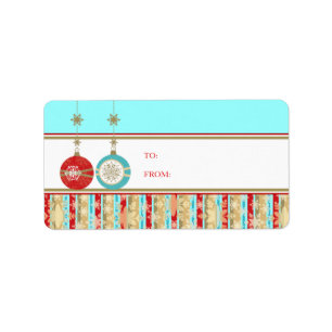 Christmas Gift Tag Stickers