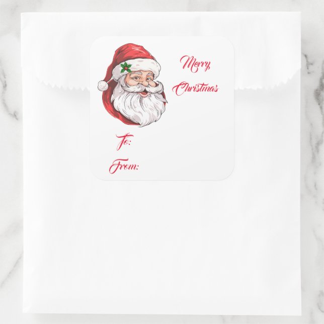 Christmas Gift Tag Stickers (Bag)
