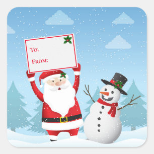 Christmas Gift Tag Stickers
