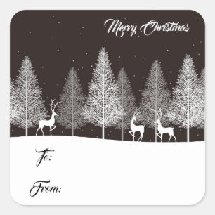 Christmas Gift Tag Stickers