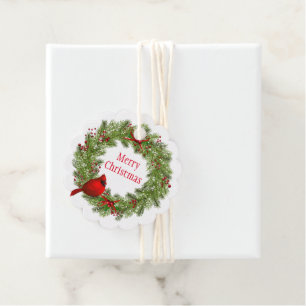 Christmas Gift Tag-Wreath Favour Tags