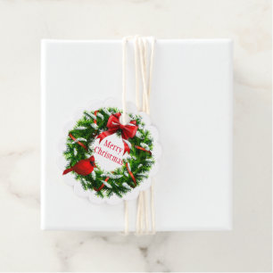 Christmas Gift Tag-Wreath Favour Tags