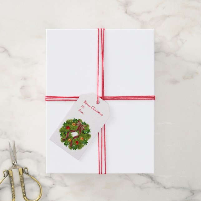 Christmas Gift Tags (With Twine)