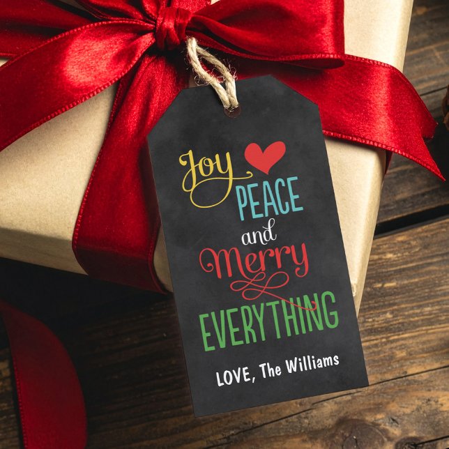 Christmas Gift Tags | Chalkboard Design (Creator Uploaded)