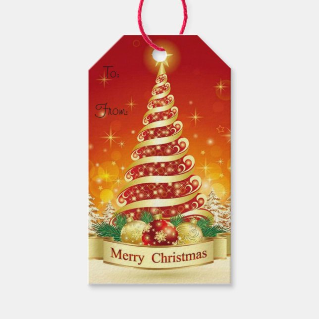 Christmas Gift Tags/Christmas Tree Tags (Front)