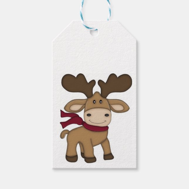 Christmas Gift Tags - Raindeer (Front)