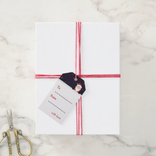 Christmas Gift tags Santa Claus custom names