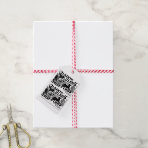 Christmas Gift Tags Vintage Santa Claus 