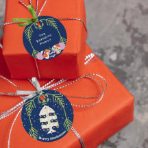 Christmas Gift Tags with Old World Charm