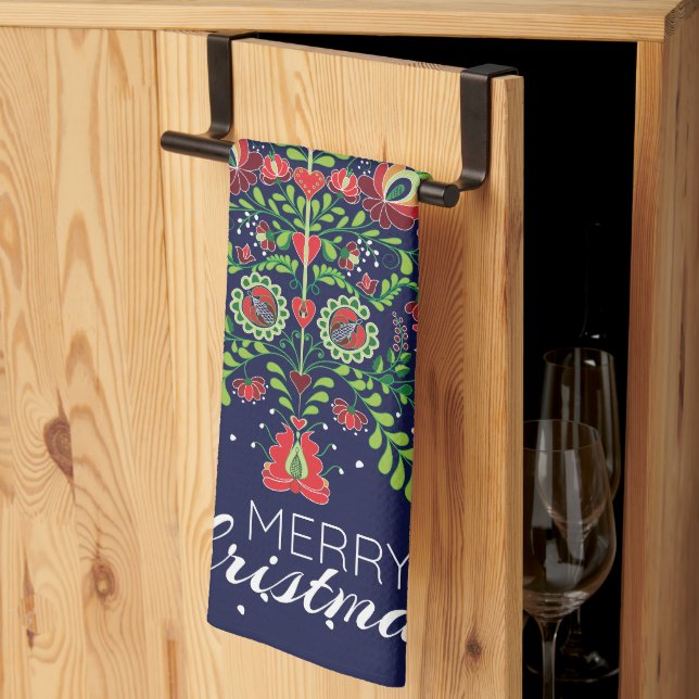 Christmas Gift Tea Towel (Thirds Fold)