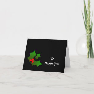 Christmas gift Thank you note