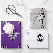Christmas Gift Wrap Ballet Theme HAMbyWG