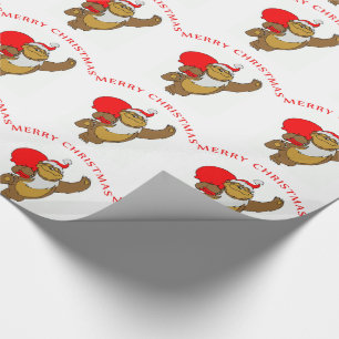 Christmas Gift Wrap/Bear Wrapping Paper