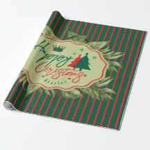 Christmas Gift Wrap Custom With Custom Name
